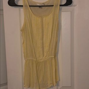 Yellow blouse/tank